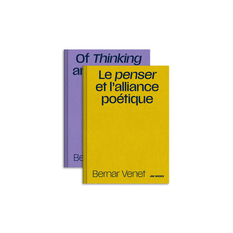 Le penser et l'alliance poétique, de Bernar Venet