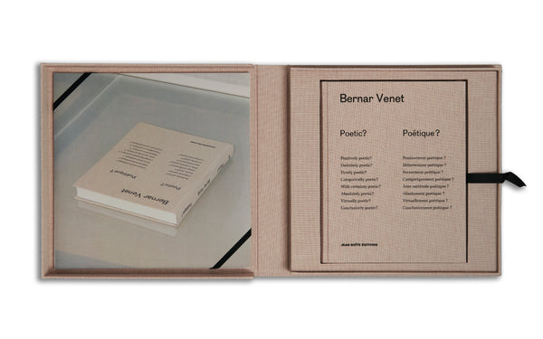 Bernar Venet - Limited Edition of 25 deluxe coffrets - Poetic? Poétique ?